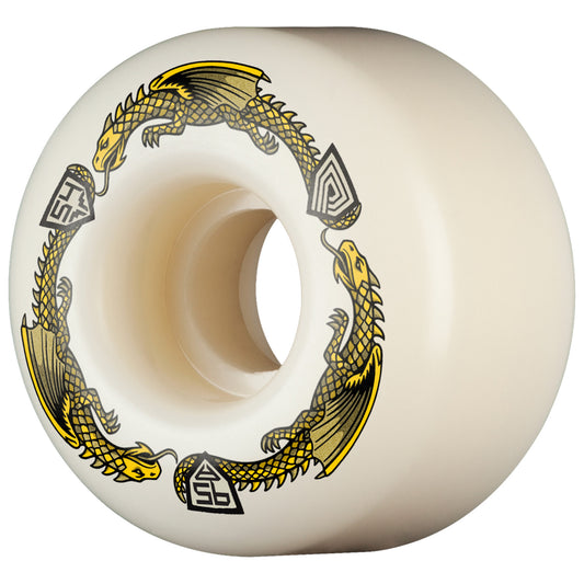 Powell Peralta Dragon Formula 95A V4 Yellow Wheels - 54mm