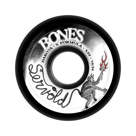 Bones X-Formula Servold 'Eternal Search' V6 Widecut 99A Black Wheels - 54mm