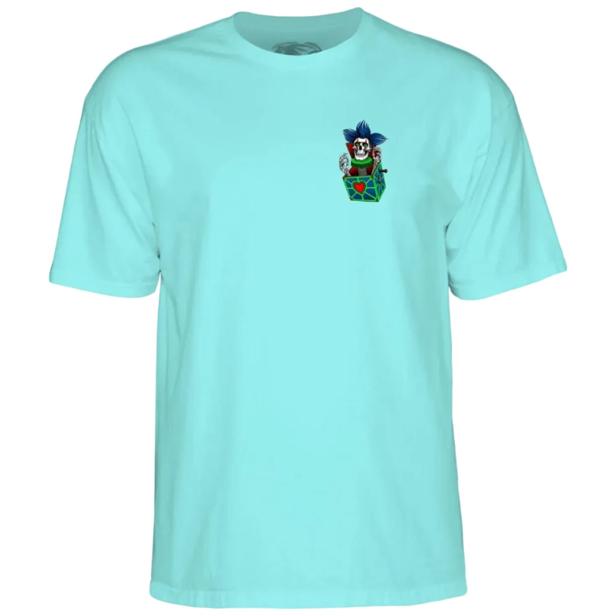 Powell Peralta Chris Hiett Skull Tee - Celedon