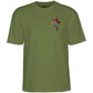 Powell Peralta Zach Doelling Archer Tee - Military Green