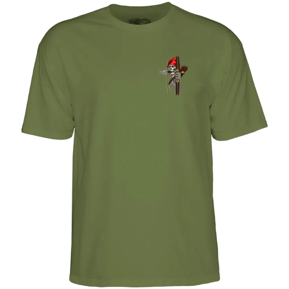 Powell Peralta Zach Doelling Archer Tee - Military Green