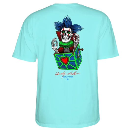 Powell Peralta Chris Hiett Skull Tee - Celedon
