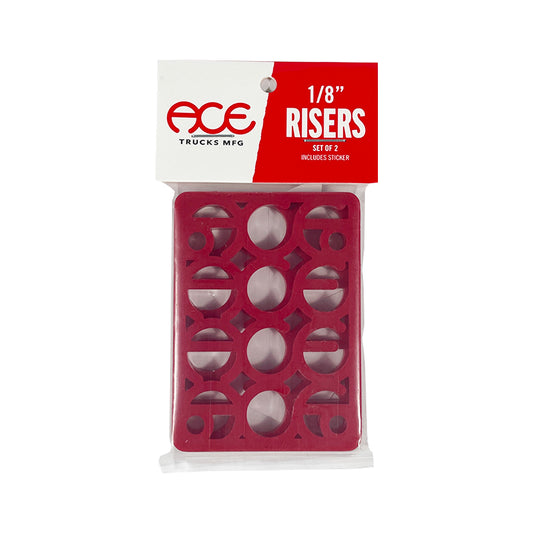 Ace Trucks Shims 1/8" Risers - Red