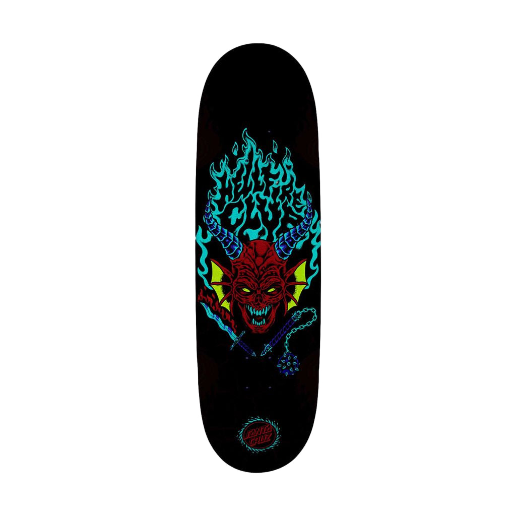 Santa Cruz Stranger Things Hellfire Flame Deck - 9"