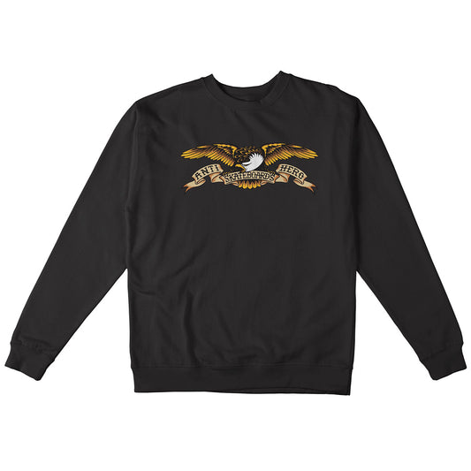 Antihero Eagle Long sleeve T Shirt - Black
