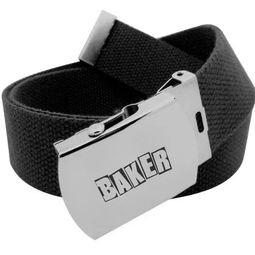 Baker Barnd Logo Web Belt - Black