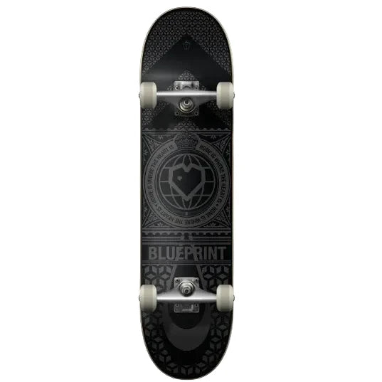 Blueprint Home Heart Black Complete - 8.25"