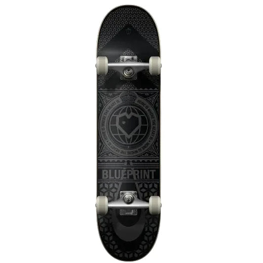 Blueprint Home Heart Black Complete - 8.25"