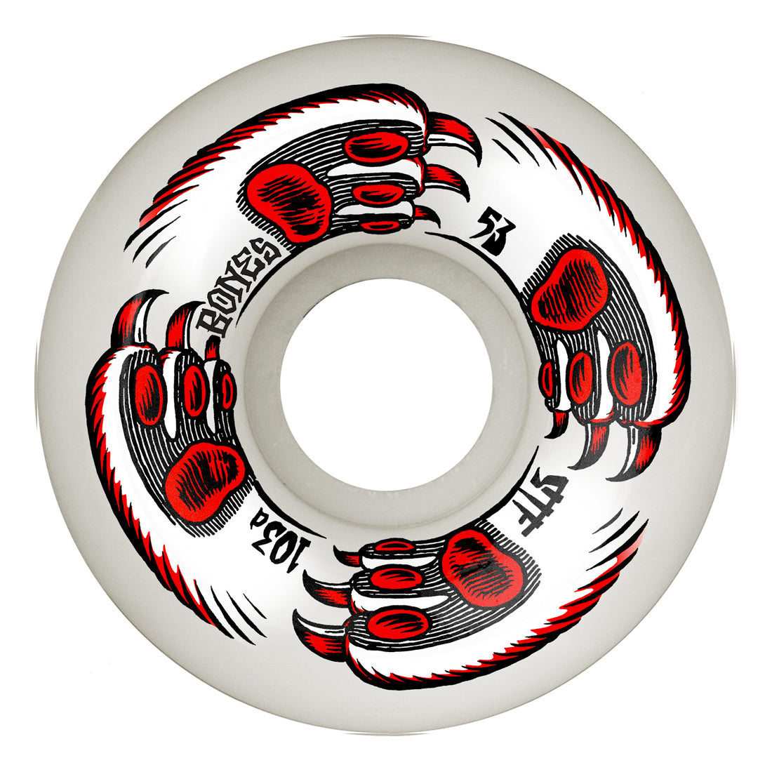 Bones STF 'KITTY TWISTER' V5 (Sidecut) 103A Wheels - 53mm