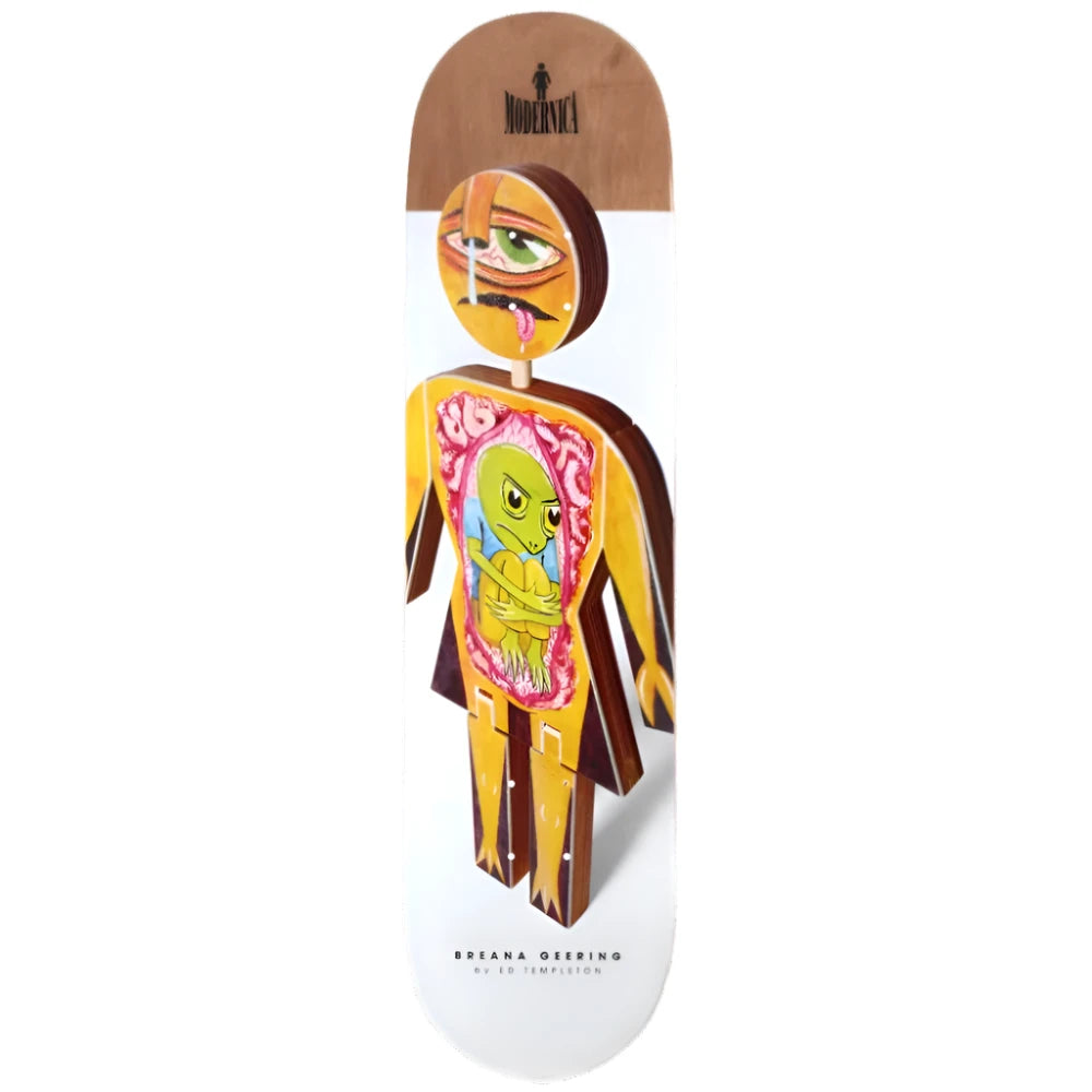 Girl Modernica x Ed Templeton Breana Geering Deck - 8"