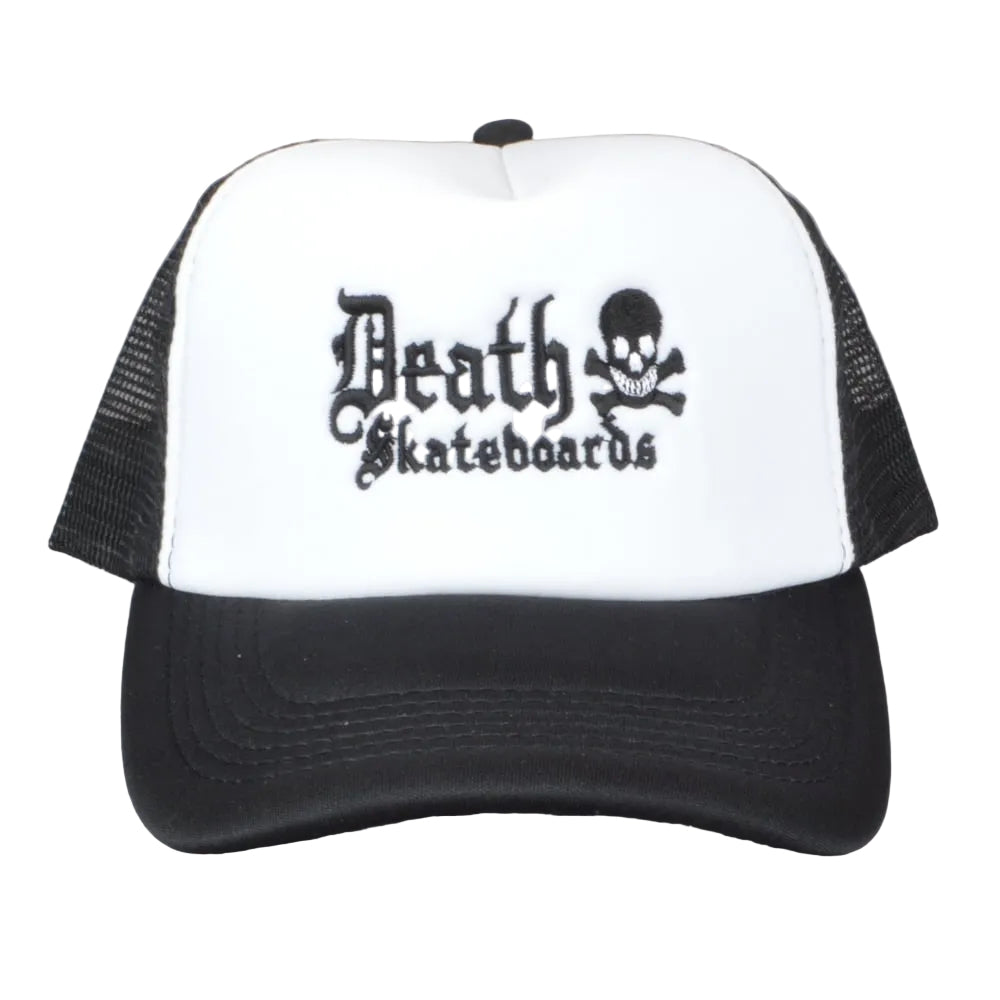 Death Trucker Cap - Black / White