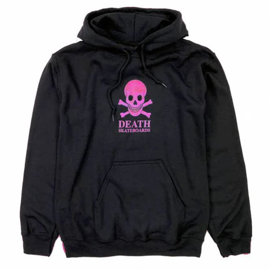 Death OG Skull Hoodie - Pink / Black