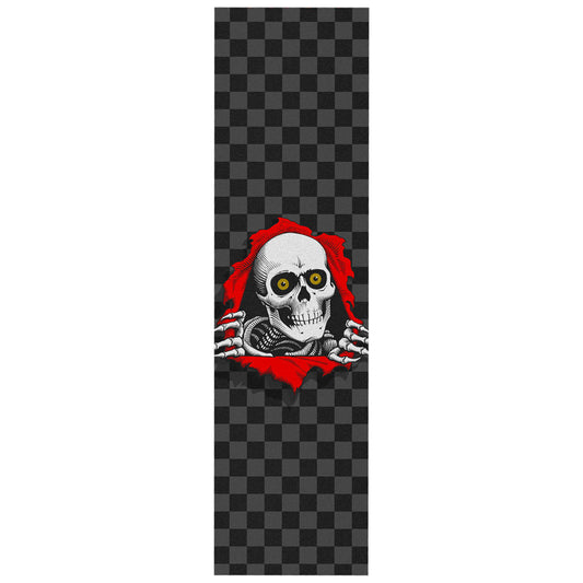 Powell Peralta Ripper Charcoal Checker Griptape -  9"