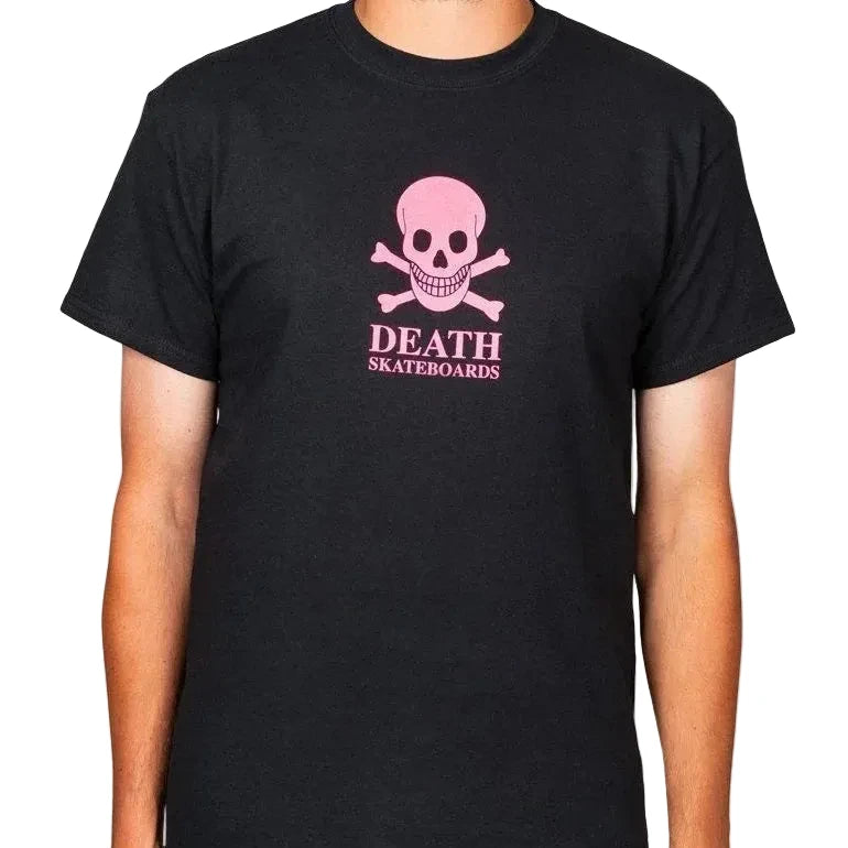 Death OG Skull Short Sleeve Tee - Black Pink