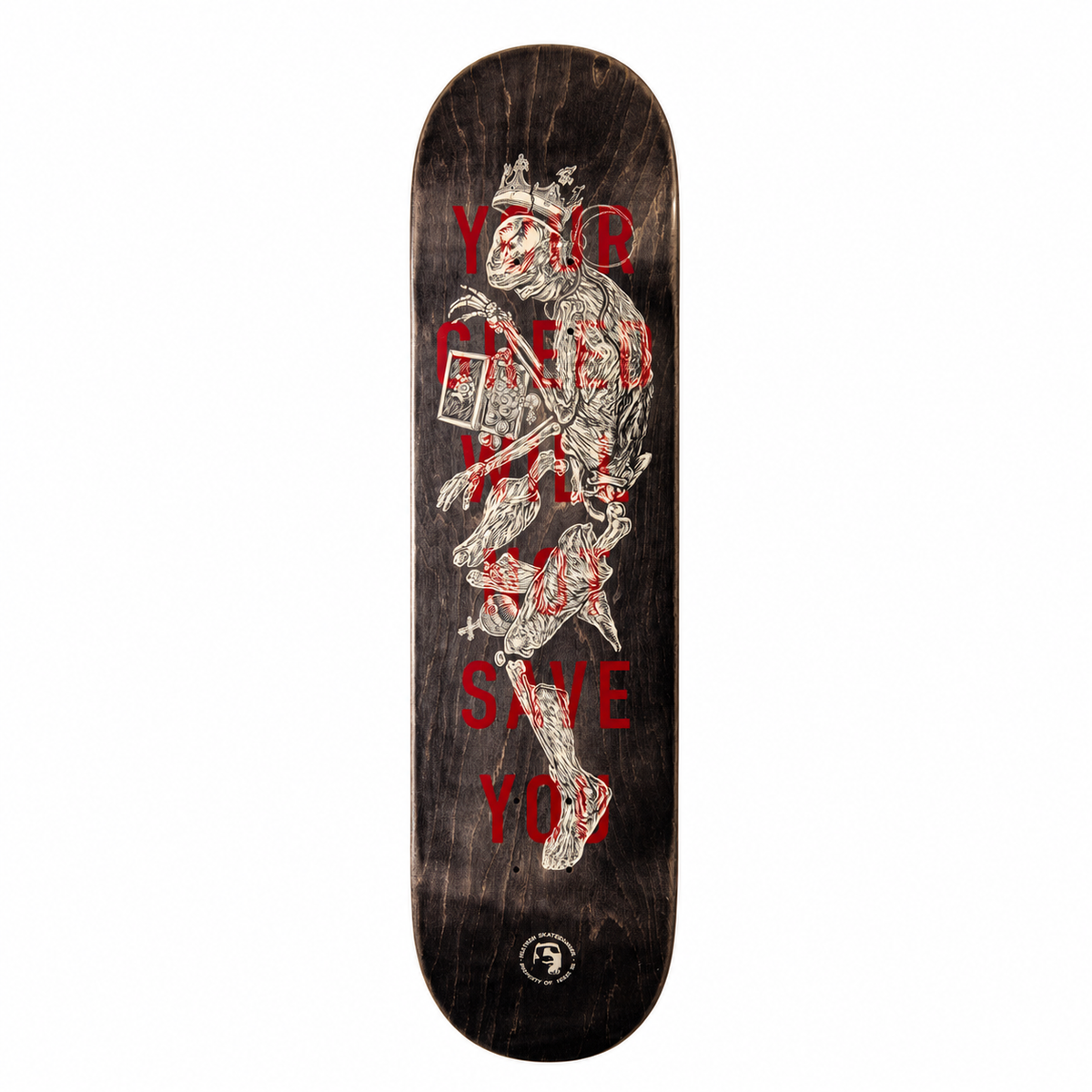 Heathen Bog King 8.25 inch skateboard deck