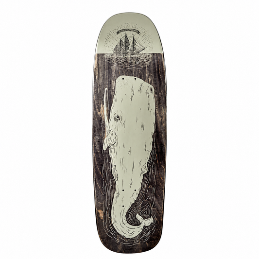 Heathen Moby Rising Metallic 9.25 inch skateboard deck