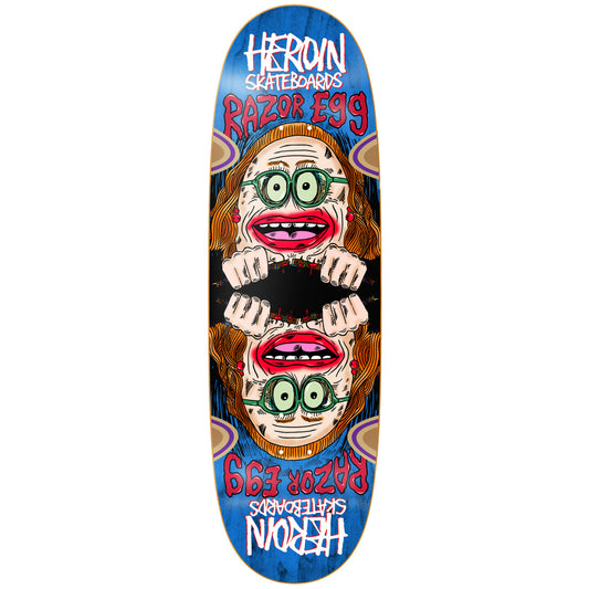 Heroin Auntie Razor Egg Deck - 9.75"