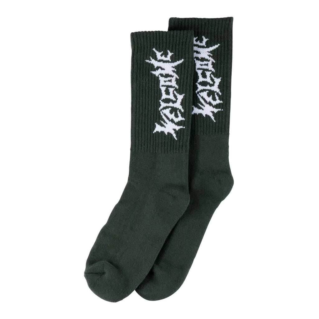 Welcome Vampire Socks (Forest/White)