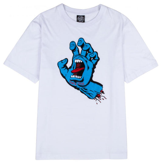 Santa Cruz Woman’s Screaming Hand White T-Shirt