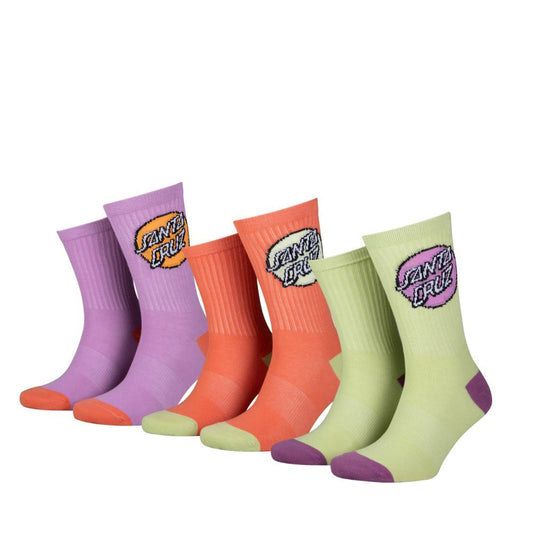 Santa Cruz Pop Dot Woman’s (3 Pack) Socks