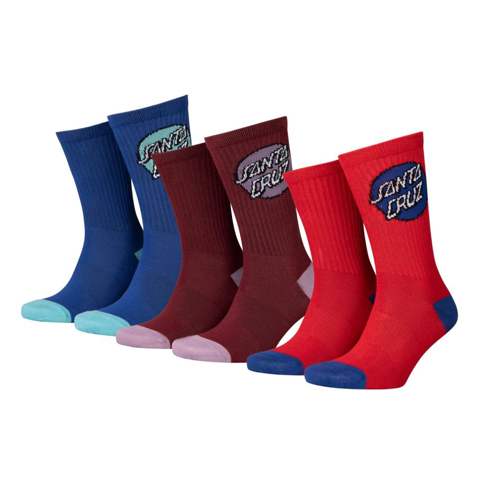 Santa Cruz Pop Dot Woman’s (3 Pack) Socks