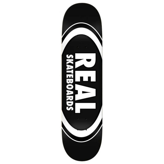 Real Team Classic Oval Black Deck - 8.25"
