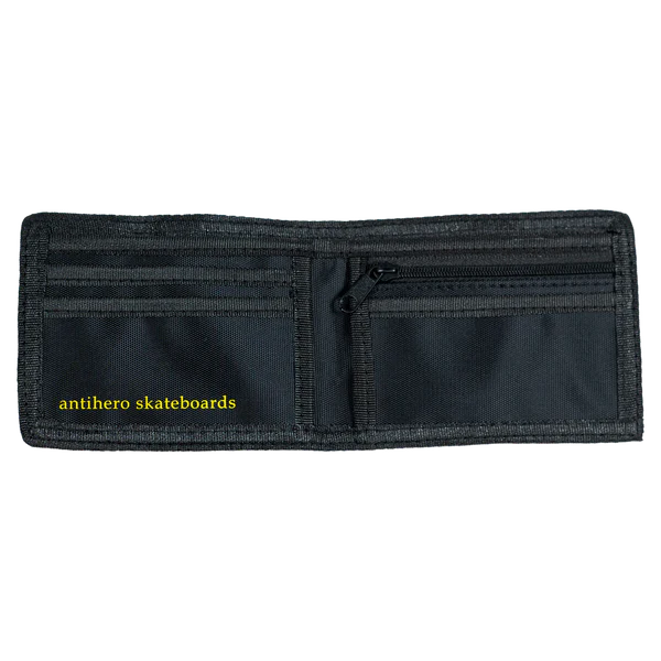 Antihero Basic Eagle Wallet - Black Charcoal