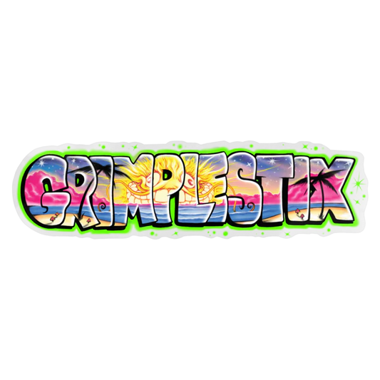 Grimple Beach Sticker