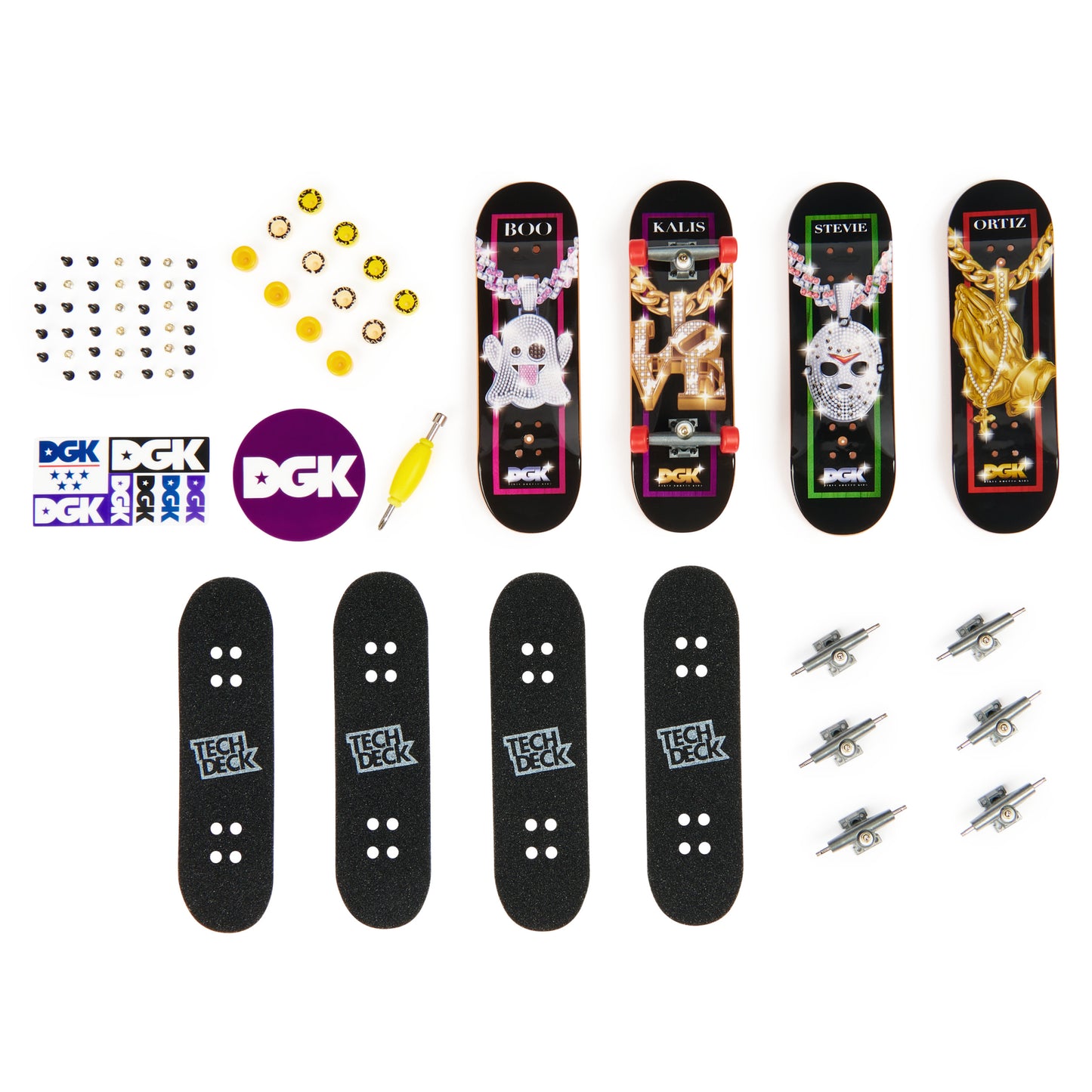 Tech Deck Ultra Deluxe 4 Pack - DGK