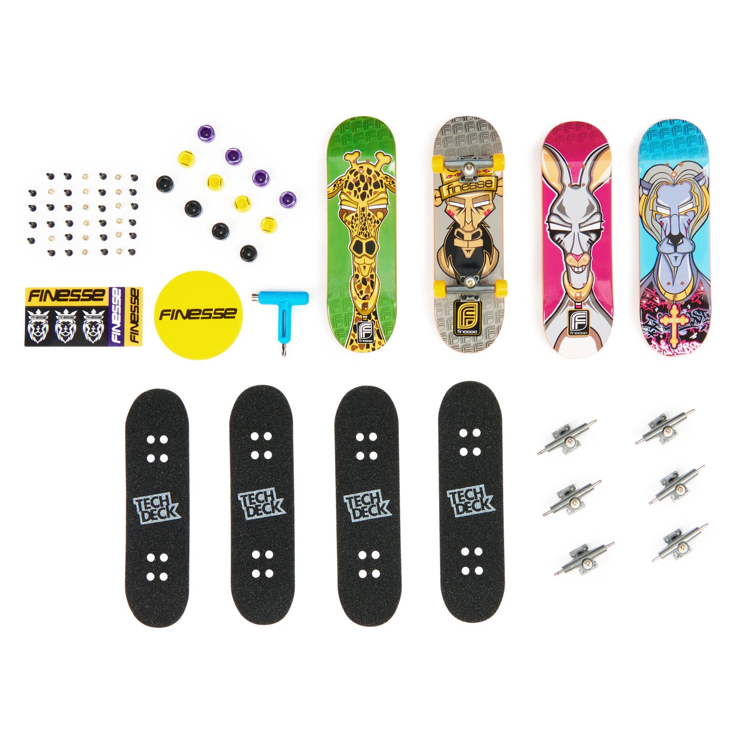 Tech Deck Ultra Deluxe 4 Pack - Finesse