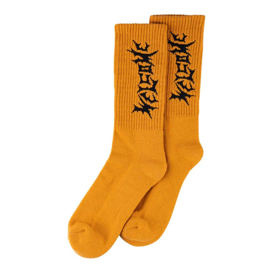 Welcome Vampire Socks (Pumpkin/Black)