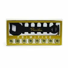 Primitive Allen Black Gold Bolts - 7/8"