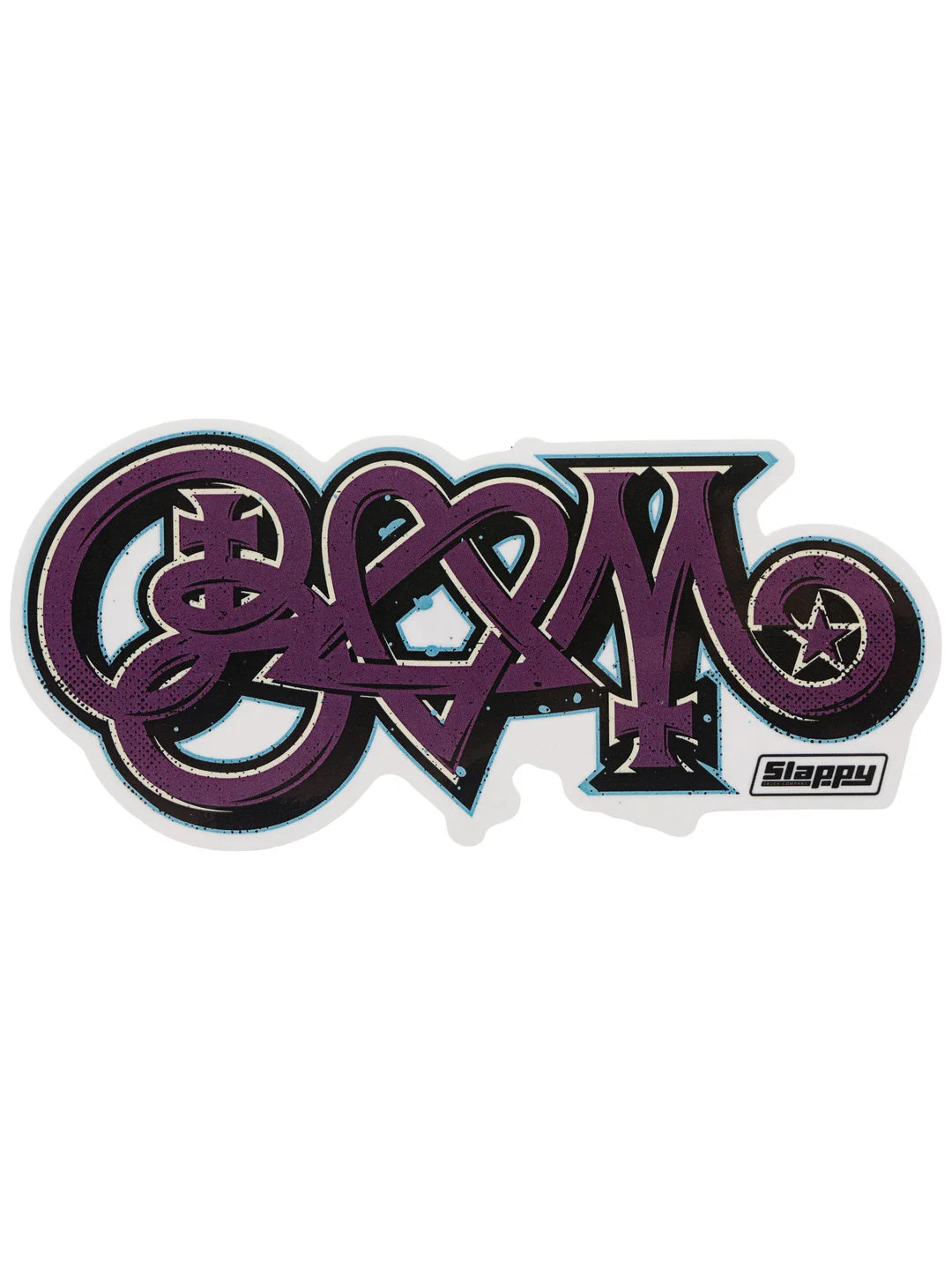 Slappy Bam Sticker White