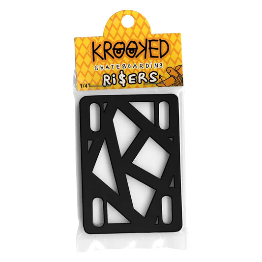 Krux Black Risers - 1/4"