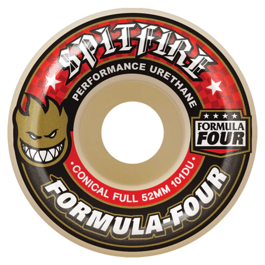 Spitfire F4 101Du Conical Full Wheels - 53mm