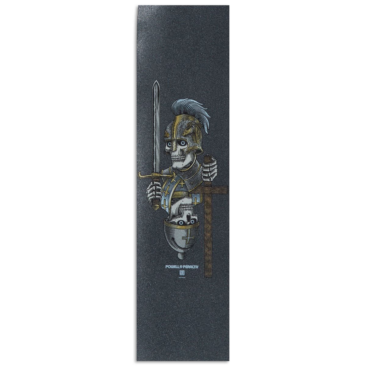 Powell Peralta Dan Corrigan Chess Skulls Griptape Black 9 inch
