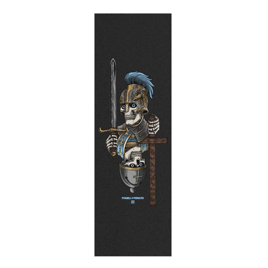 Powell Peralta Dan Corrigan Chess Skull Griptape Black - 10.5"