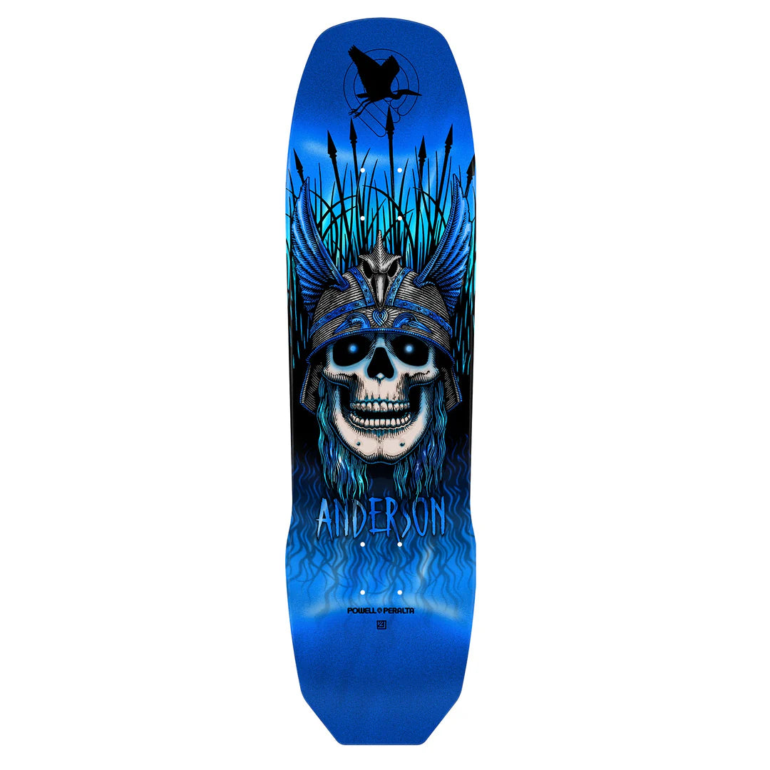 Powell Peralta Andy Anderson Heron Blue Foil Deck - 8.45"