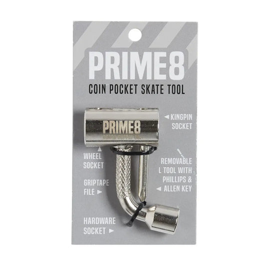 Prime8 Coin Pocket Skate Tool - Silver