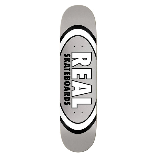 Real Team Classic Oval True Mid Grey Deck - 7.75"