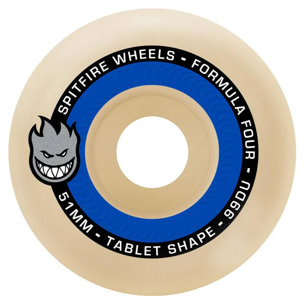 Spitfire F4 99Du Tablet Wheels - 52mm