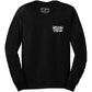 Heroin Space Egg Long Sleeve Tee - Black (front)