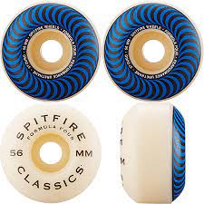 Spitfire Formula Four 97Du Classics skateboard wheels 56mm