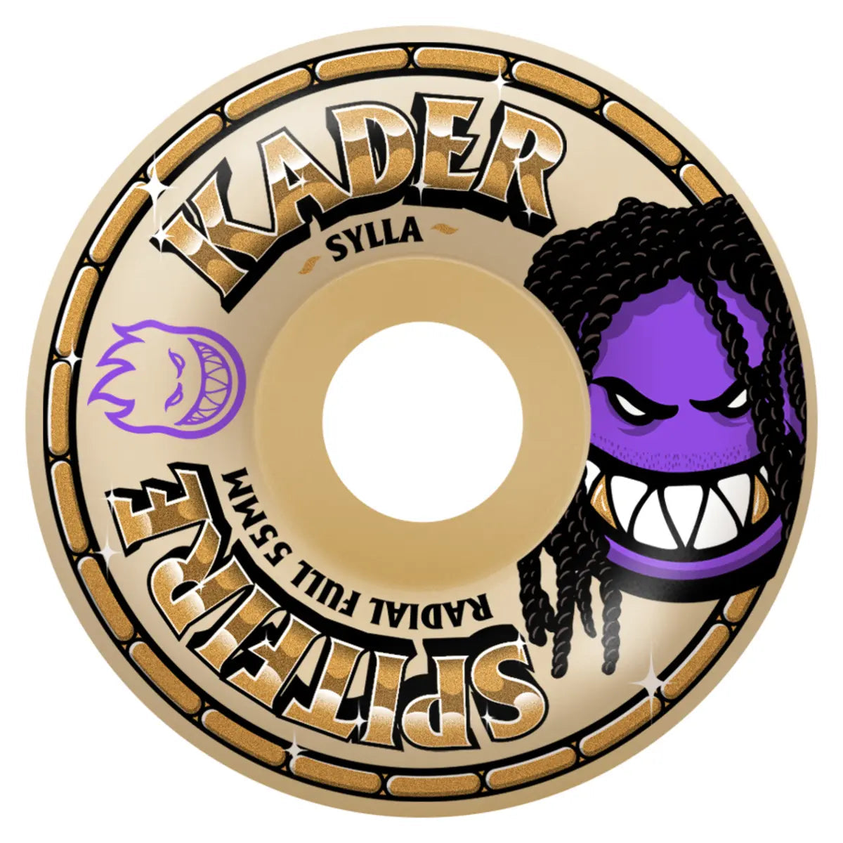 Spitfire Kader Rolly Radial Full Natural 55mm wheels