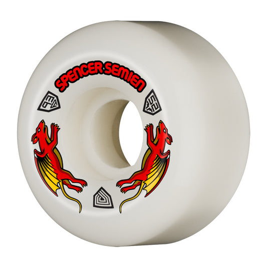 Powell Peralta Dragon Formula Spencer Semien Pro Nano Rat 93A V5 Off White Wheels - 52mm