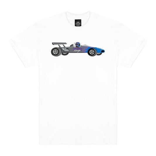 Thrasher Racecar Tee - White