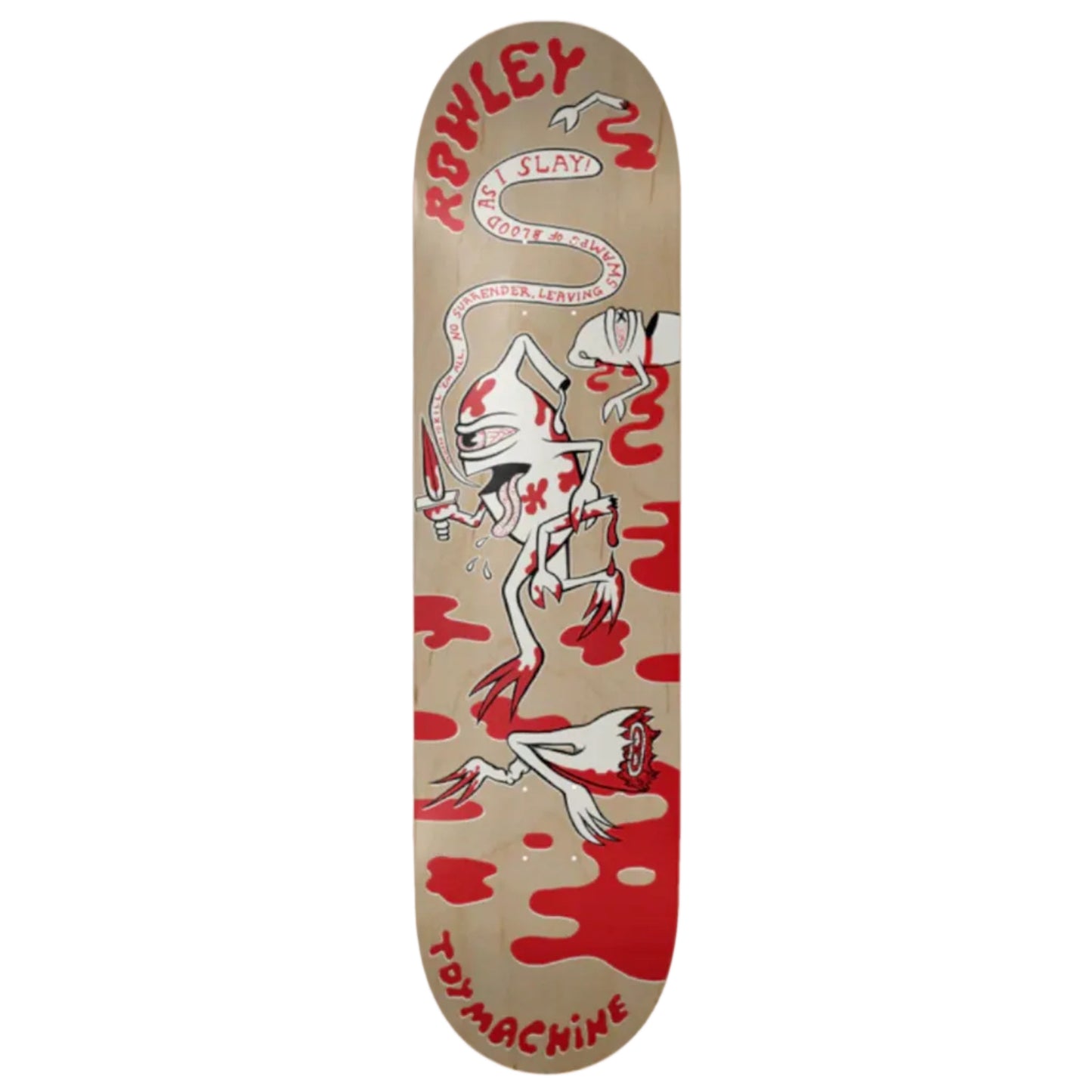 Toy Machine Rowley Slayer Deck - 8.5"