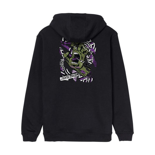 Santa Cruz Damaged Hand Hoodie - Black