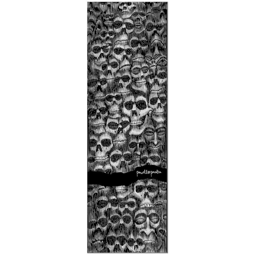 Powell Peralta Color Me Skullz  Clear Griptape - 9"