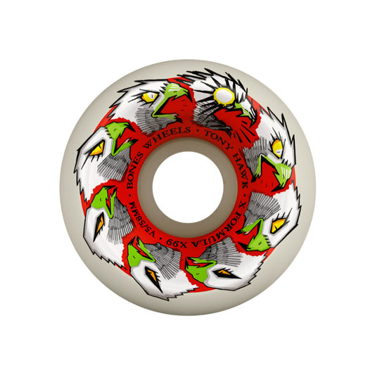 Bones X-Formula Hawk Animation V5 Sidecut 99A Wheels - 58mm